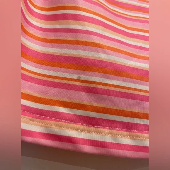 Princess Polly Pink and Yellow Striped Cropped Tank - Picture 2 of 4